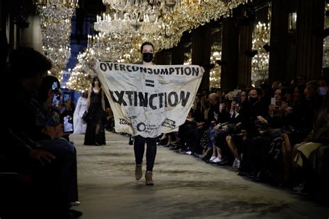 louis vuitton runway crasher|louis vuitton climate activist.